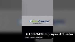 Actuador G108-3438 para pulverizador de césped Toro Multi-Pro 1200/1250/5700-D
