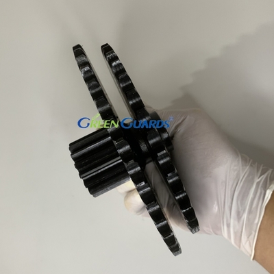 Reemplazo de piezas de cortador de césped Reemplazo de piezas de equipo de césped Espín doble incluye rodamientos de aceite G658527 Adaptación Turfco Top Dresser