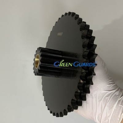 Reemplazo de piezas de cortador de césped Reemplazo de piezas de equipo de césped Espín doble incluye rodamientos de aceite G658527 Adaptación Turfco Top Dresser