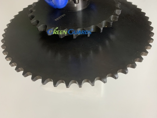 OEM Standard Pinion Double Sprocket G663703 Equipo de césped piezas de repuesto para la máquina Turfco