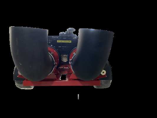 OEM Campo de Golf Twin Turbinas Soplador de escombros, Soplador de hojas de hierba,3600r Min 4 tiempos de conducción de gasolina