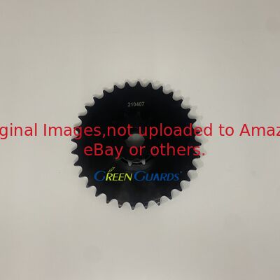 Piezas para equipos de césped Piñón doble 32 dientes y 12 dientes G210407 Compatible con esparcidores Millcreek 3100/3200 Turf Tiger