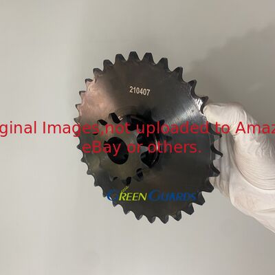 Piezas para equipos de césped Piñón doble 32 dientes y 12 dientes G210407 Compatible con esparcidores Millcreek 3100/3200 Turf Tiger