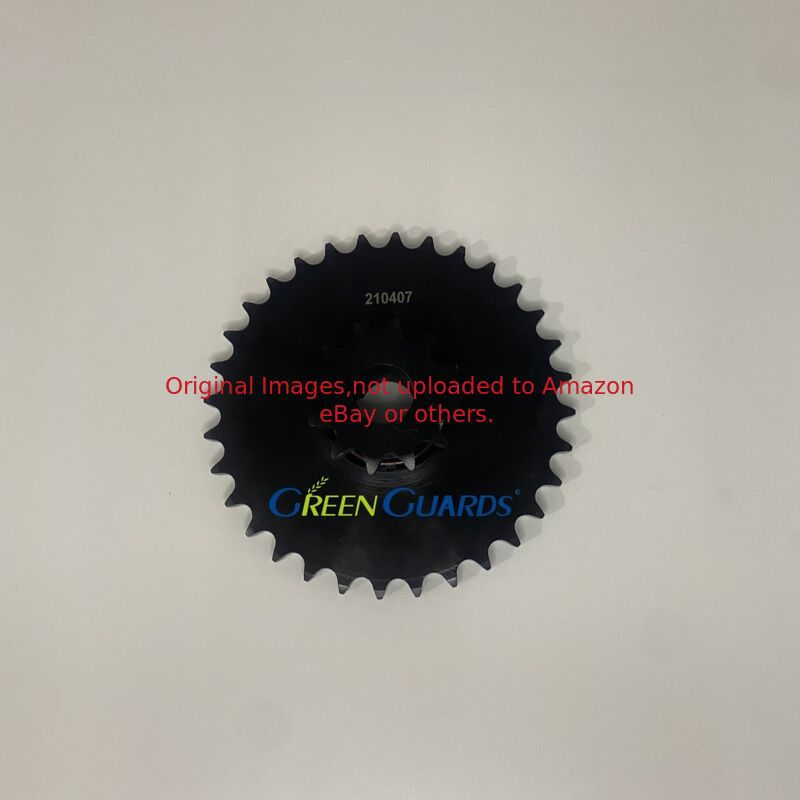 Piezas para equipos de césped Piñón doble 32 dientes y 12 dientes G210407 Compatible con esparcidores Millcreek 3100/3200 Turf Tiger